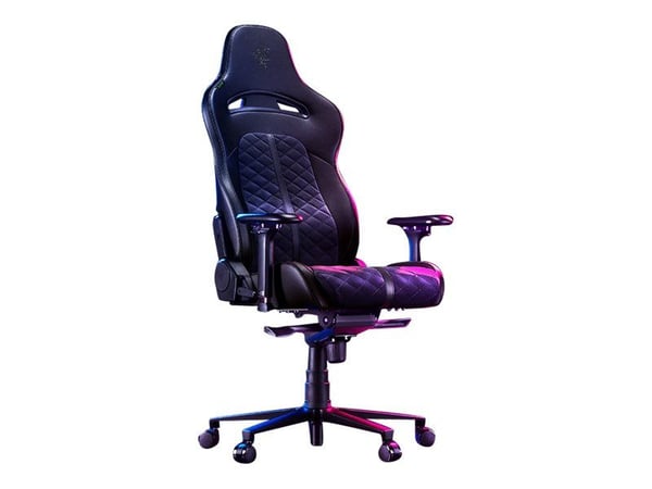 Razer Enki - Stol - armlener - T-formet - tipping - roterende - støpt polyuretanskum med høy tetthet, elastomerisk polyuretan (EPU), stålramme, alu...