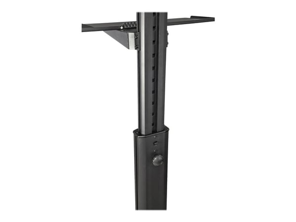 Startech Mobile Workstation Cart with Monitor Mount, CPU/PC Holder, Keyboard Tray, Ergonomic Height Adjustable Desktop Computer Cart, Rolling Mobil...