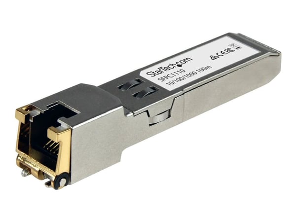 Startech Cisco SFP-GE-T Compatible SFP Module, 1000BASE-T, SFP to RJ45 Cat6/Cat5e, 10/100/1000 Mbps, RJ-45 (Copper) 100m, Cisco IE3400, IE3300, IE3...