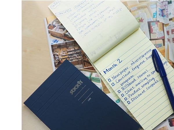 Notepad, BNT Stick´n, Sticky memo, gul 114x190mm