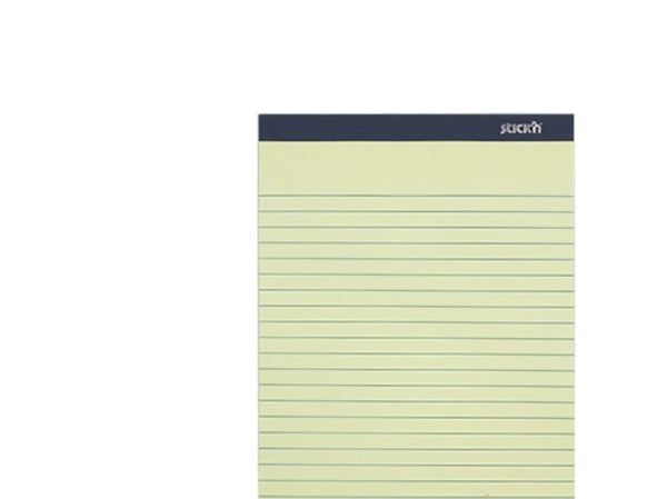 Notepad, BNT Stick´n, Sticky memo, gul 178x254mm