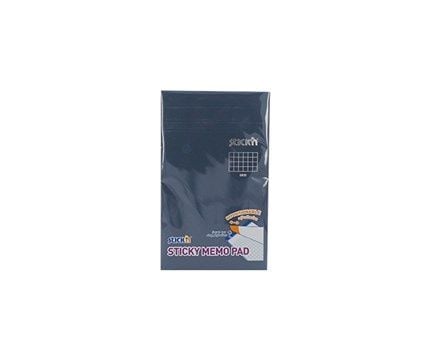 Notepad, BNT Stick´n, Sticky memo, gul 114x190mm