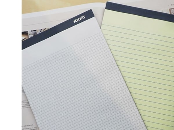 Notepad, BNT Stick´n, Sticky memo, gul 178x254mm