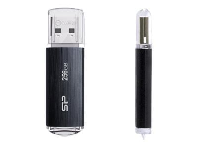 SILICON POWER Blaze B02 - USB-flashstasjon - 256 GB - USB 3.2 Gen 1 - svart