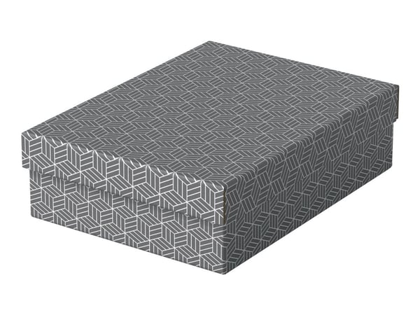 Esselte - Gaveeske - medium - 36 cm x 26.5 cm x 10 cm - grå - pakke av 3