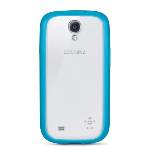 Belkin F8M565bt, Suojus, Samsung, Galaxy S4, Sininen, Läpinäkyvä