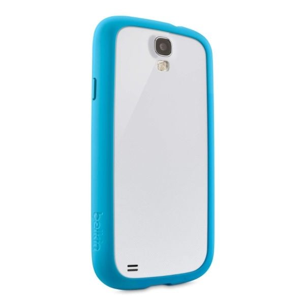 Belkin F8M565bt, Suojus, Samsung, Galaxy S4, Sininen, Läpinäkyvä