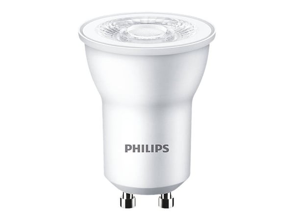 Philips - LED-pære for søkelys - form: MR11 - GU10 - 3.5 W (ekvivalent 35 W) - klasse G - varmt hvitt lys - 2700 K
