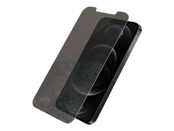 PanzerGlass™ | Privacy Edition - Skjermbeskytter for mobiltelefon - Standard passform - Krystallklar | Apple iPhone 12/12 Pro