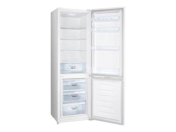 Gorenje RK4182PW4 - Kjøleskap/fryser - bunnfryser - bredde: 55 cm - dybde: 55.7 cm - høyde: 180 cm - 269 liter - Klasse E - hvit