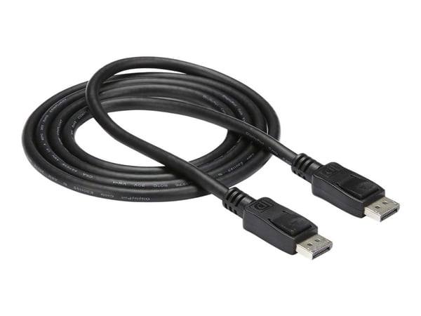 StarTech 5m Long DisplayPort 1.2 Cable with Latches DisplayPort 4k - DisplayPort-kabel - DisplayPort (hann) til DisplayPort (hann) - 5 m - låst - s...