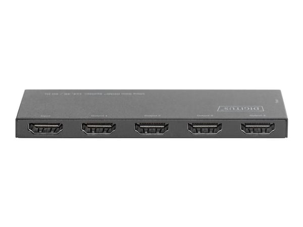 DIGITUS Ultra Slim HDMI Splitter DS-45323 - Video/audiosplitter - 4 x HDMI - skrivbordsmodell