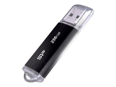 SILICON POWER Blaze B02 - USB-flashstasjon - 256 GB - USB 3.2 Gen 1 - svart