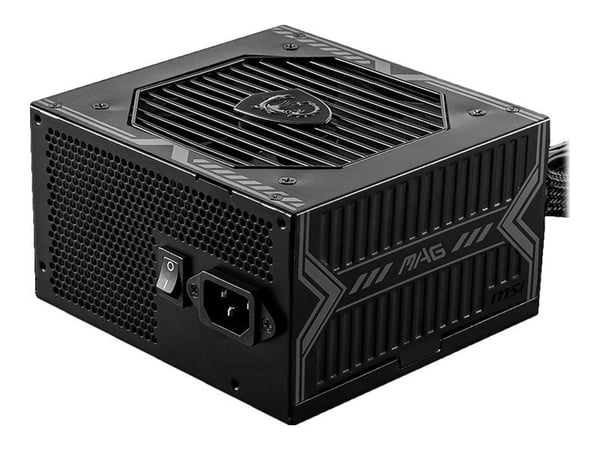MSI MAG A550BN - Nätaggregat (intern) - ATX12V / EPS12V - 80 PLUS Bronze - AC 100-240 V - 550 Watt - aktive PFC