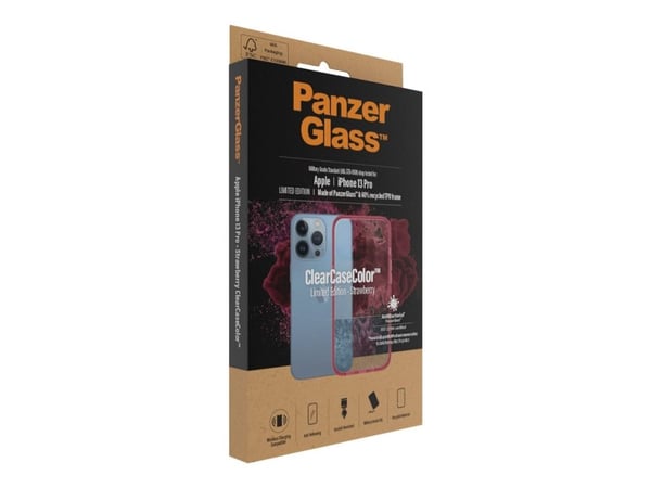 PanzerGlass 340, Suojus, Apple, Apple - iPhone 13 Pro, 15,5 cm (6.1"), Punainen