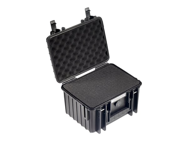 B&W Cases 2000/B/SI, Kova kotelo, Mikä tahansa tuotemerkki, musta
