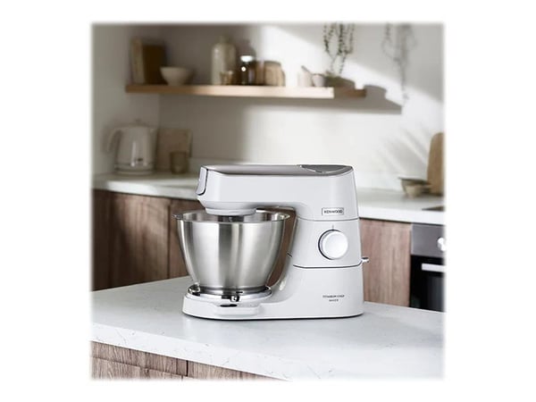 Kenwood Titanium Chef Baker KVC65.001WH - Kjøkkenmaskin - 1200 W - white/champagne cream