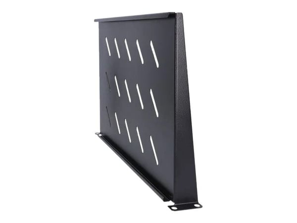 Extralink - Rack-hylle - svart - 1U - 19"