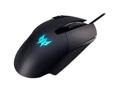 Acer Predator Cestus 315 (PMW010) - Mus - ergonomisk - 8 knappar - kabelansluten - USB - svart - detaljhandel - för Predator Helios 300; Predator T...