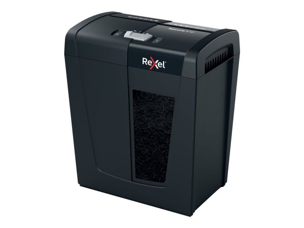 Rexel Secure X10 - Makulator - tverrkutt - 4 x 40 mm - P-4