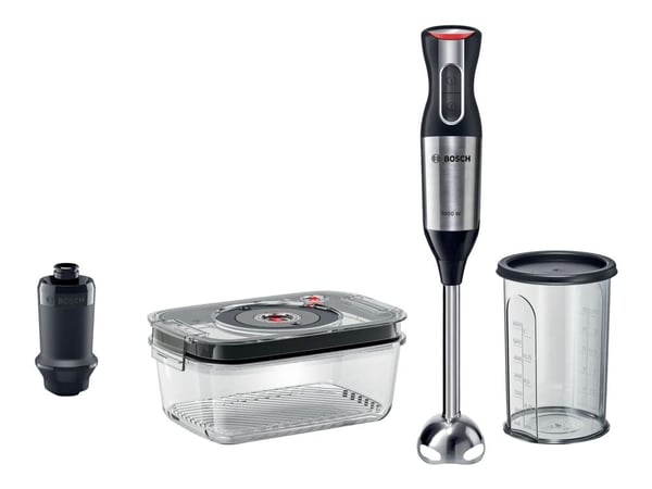 Bosch ErgoMixx Style MS6CM61V2 - Handmixer - 1000 W - rostfritt stål/svart