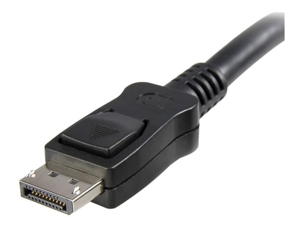 StarTech 5m Long DisplayPort 1.2 Cable with Latches DisplayPort 4k - DisplayPort-kabel - DisplayPort (hann) til DisplayPort (hann) - 5 m - låst - s...