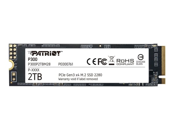 Patriot Memory P300, 2000 GB, M.2, 2100 MB/s
