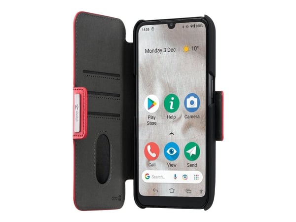Doro - Lommebok for mobiltelefon - rød - for DORO 8110
