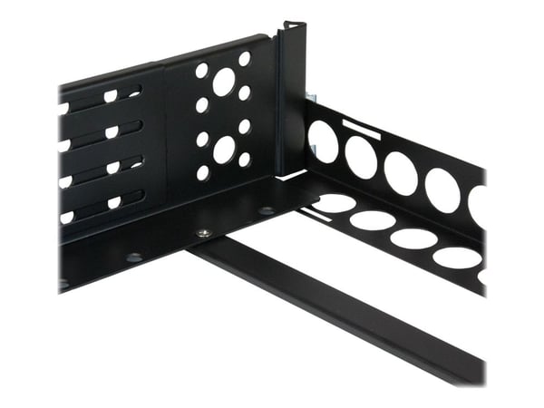 StarTech.com UNIRAILS2U, Kehikkokisko, Terästä, musta, 3,7 kg