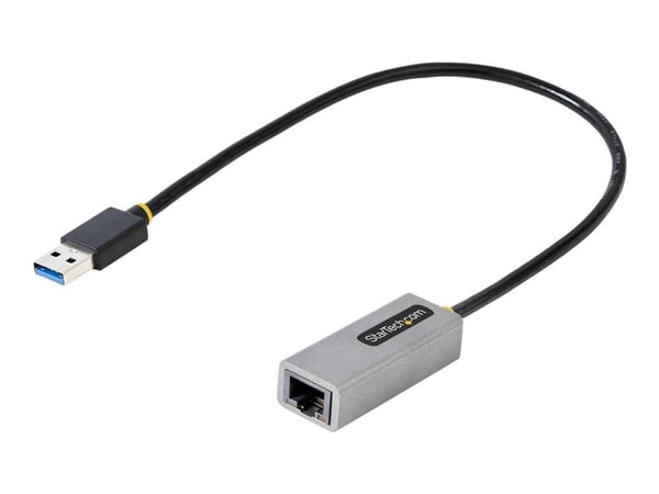 Startech USB to Ethernet Adapter, USB 3.0 to 10/100/1000 Gigabit Ethernet LAN Converter for Laptops, 1ft (30cm) Attached Cable, USB to RJ45 Adapter...