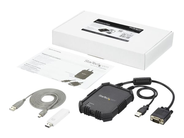 StarTech.com NOTECONS02X, 1920 x 1200 pikseliä, Full HD, Musta