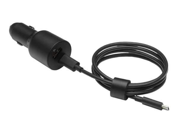 DJI CCX260-65 - Bilstrømadapter - 65 watt - 5 A - PD - 2 utgangskontakter (USB-C, USB) - på kabel: USB-C
