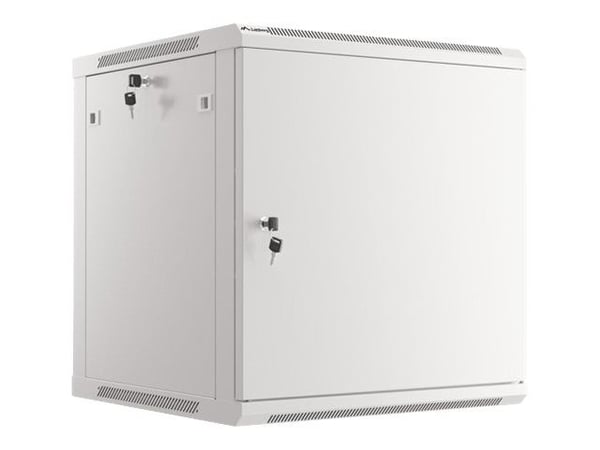 Lanberg - Rack skap - veggmonterbar - grå, RAL 7035 - 12U - 19"