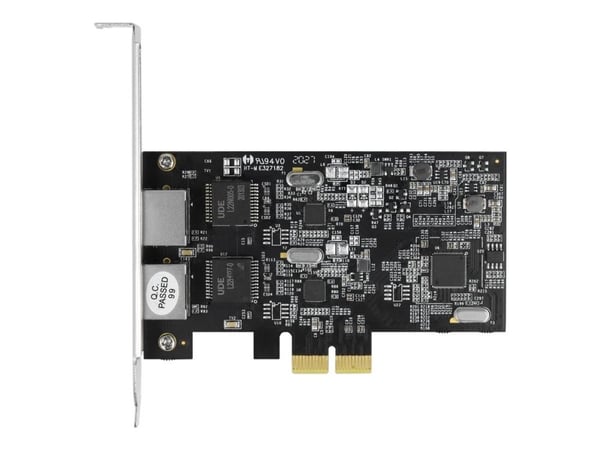 Delock - Nettverksadapter - PCIe 2.1 x2 lav profil - 2.5GBase-T x 2