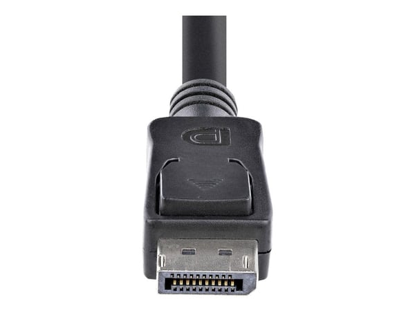 StarTech 5m Long DisplayPort 1.2 Cable with Latches DisplayPort 4k - DisplayPort-kabel - DisplayPort (hann) til DisplayPort (hann) - 5 m - låst - s...