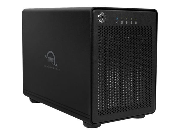 OWC ThunderBay 4 - Harddiskarray - 4 brønner (SATA-600) - Thunderbolt 3 (ekstern)