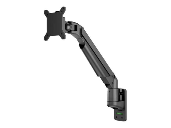 Multibrackets M VESA Gas Lift Arm Wall Basic - Monteringssett (veggmontering, tippeleddarm) - for LCD-skjerm - aluminium - svart - skjermstørrelse:...