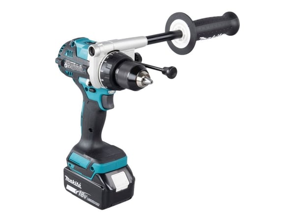 Makita DHP486 - Hammerbor - trådløs - 2 hastigheter - nøkkelfri borhylse 13 mm - 130 N·m - 2 batterier - 18 V