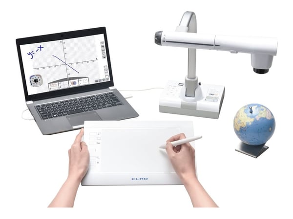 Elmo CRA-2 - Digitaliserer - 20.32 x 12.7 cm - trådløs, kablet - 2.4 GHz - USB trådløs mottaker