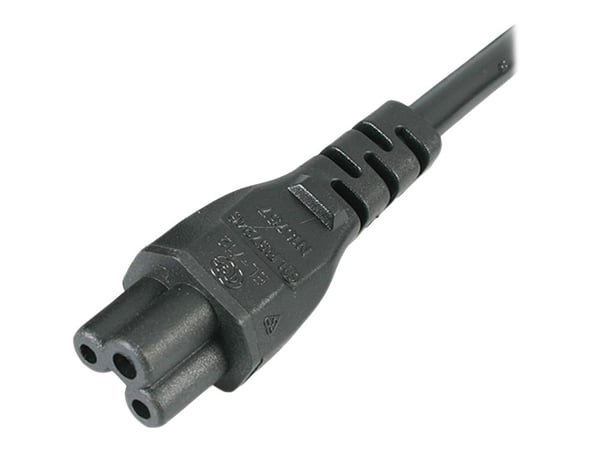 StarTech.com 3ft (1m) UK Laptop Power Cable, BS 1363 to C5 Clover Leaf, 2.5A 250V, 18AWG, Notebook/Laptop Replacement Cord, Printer Cable, UK Lapto...