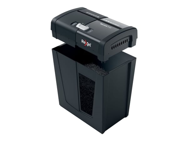 Rexel Secure X10 - Makulator - tverrkutt - 4 x 40 mm - P-4