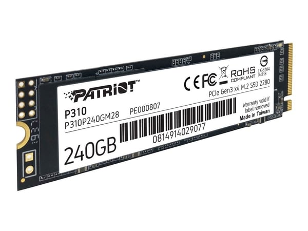 Patriot Memory P310, 240 GB, M.2, 1700 MB/s