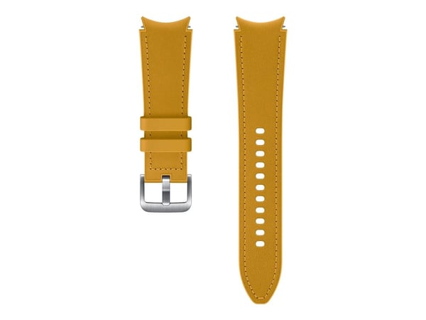 Samsung ET-SHR89 - Band för smart klocka - Medium/Large - senap - för Galaxy Watch4 (40 mm), Watch4 Classic