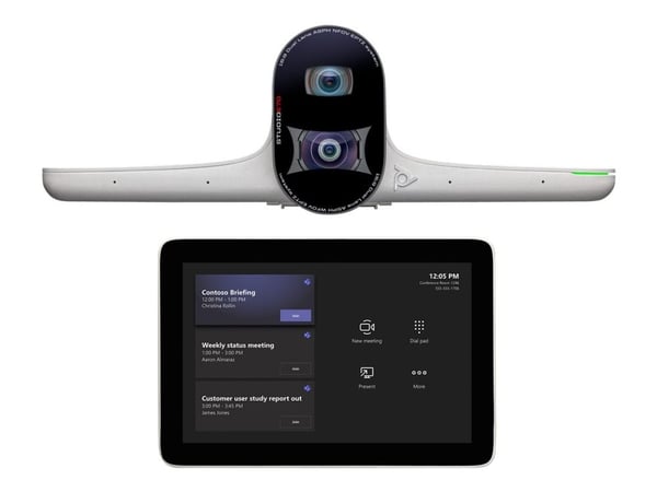 Poly Studio - Large Room Kit - videokonferansesett (berøringsskjermkonsoll, Poly Studio E70-kamera) - ingen PC
