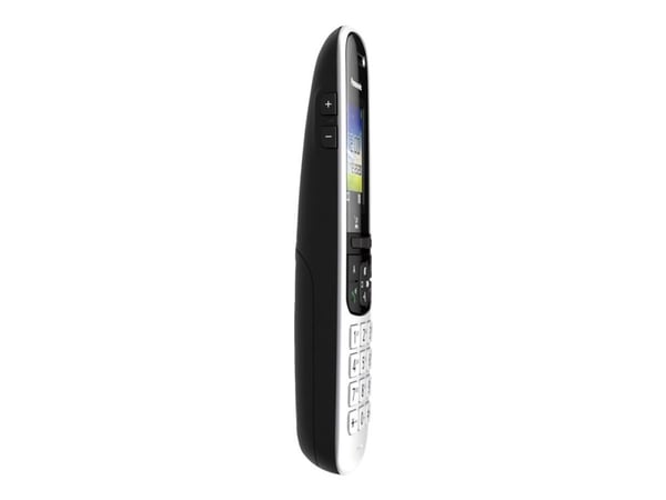 Panasonic KX-TGH720G - Trådløs telefon - svarersystem med anrops-ID/samtale venter - DECT\GAP - treveis anropskapasitet - svart, sølv