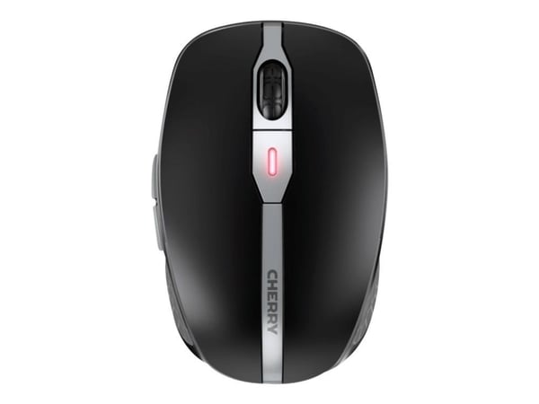 CHERRY MW 9100 - Mus - 6 knapper - trådløs - 2.4 GHz, Bluetooth 4.0 - USB trådløs mottaker - svart