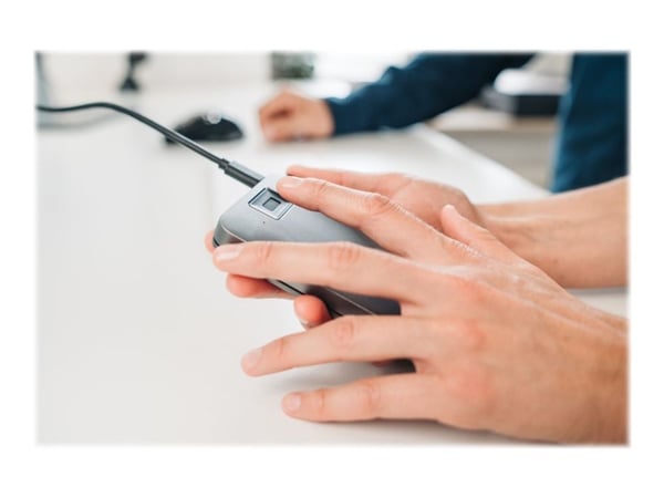 Verbatim Executive Fingerprint Secure - Harddisk - kryptert - 1 TB - ekstern (bærbar) - USB 3.2 Gen 1 (USB-C kontakt) - 256-bit AES