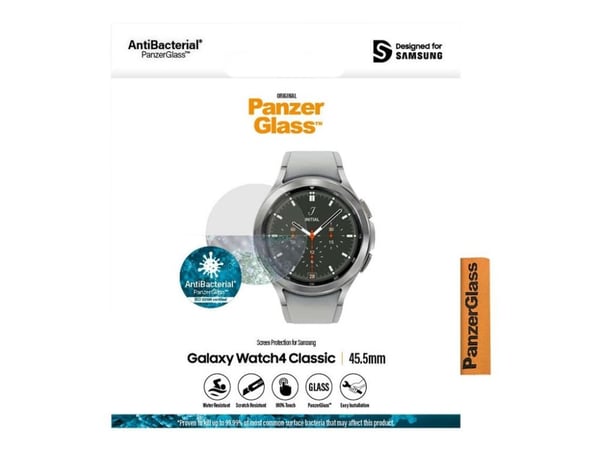 PanzerGlass - Skjermbeskyttelse for smart armbåndsur - glass - for Samsung Galaxy Watch4 Classic (46 mm)