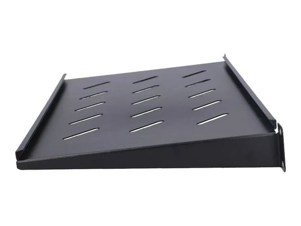 Extralink - Rack-hylle - 350 mm - svart - 1U - 19"
