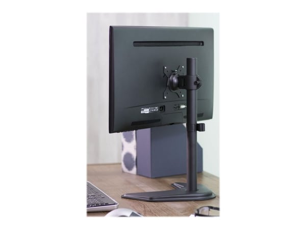 TECHly - Stativ - for LCD-skjerm - svart - skjermstørrelse: 13"-27" - skrivebord
